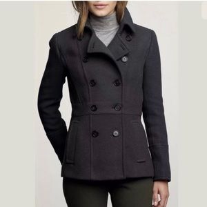 JCrew Black Peacoat